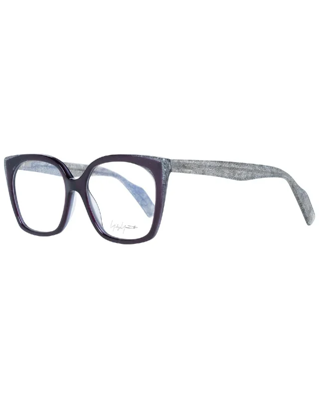 Sustainable Glasses for Eco-friendly -Yohji Yamamoto YY1001 Square Eyeglasses - Purple