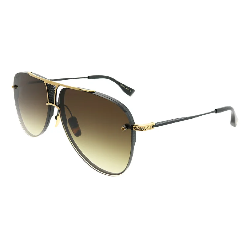 Wayfarer Sunglasses for Classic Style -Dita Decade-Two DRX-2082-B-BLK-GLD-62 Unisex Aviator Sunglasses