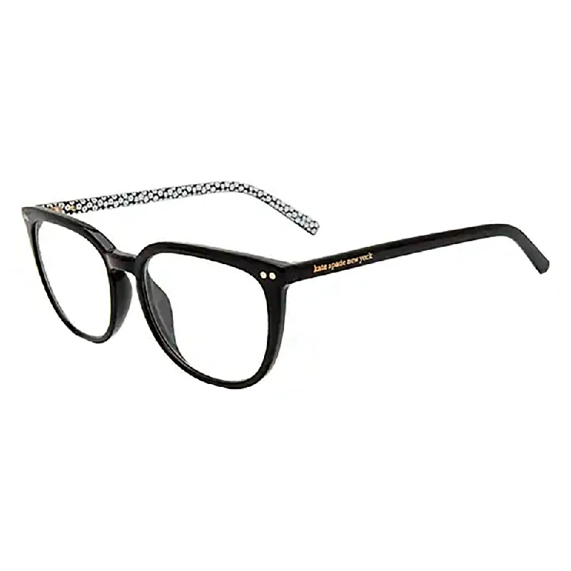 Checkered Glasses for Fashionable -Kate Spade  KS Albi/BB 807 0.00 Womens Square Eyeglasses 52mm