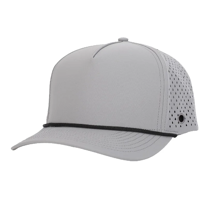 Retro cap with 80s-inspired color blocks -Stealth Grey Signature Waterproof Hat