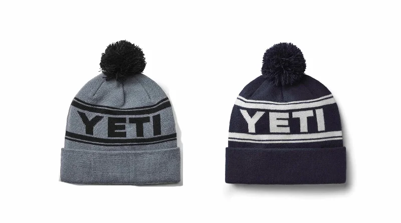 Fitted baseball cap for team uniform fit -Yeti Retro Knit Beanie