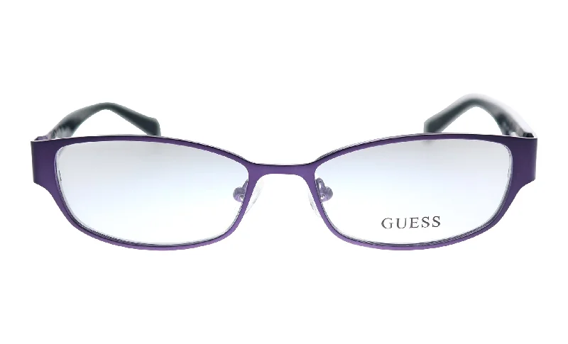 Comfortable Glasses for Daily Use -Guess  GU 2412 PUR 52mm Womens Rectangle Eyeglasses 52mm