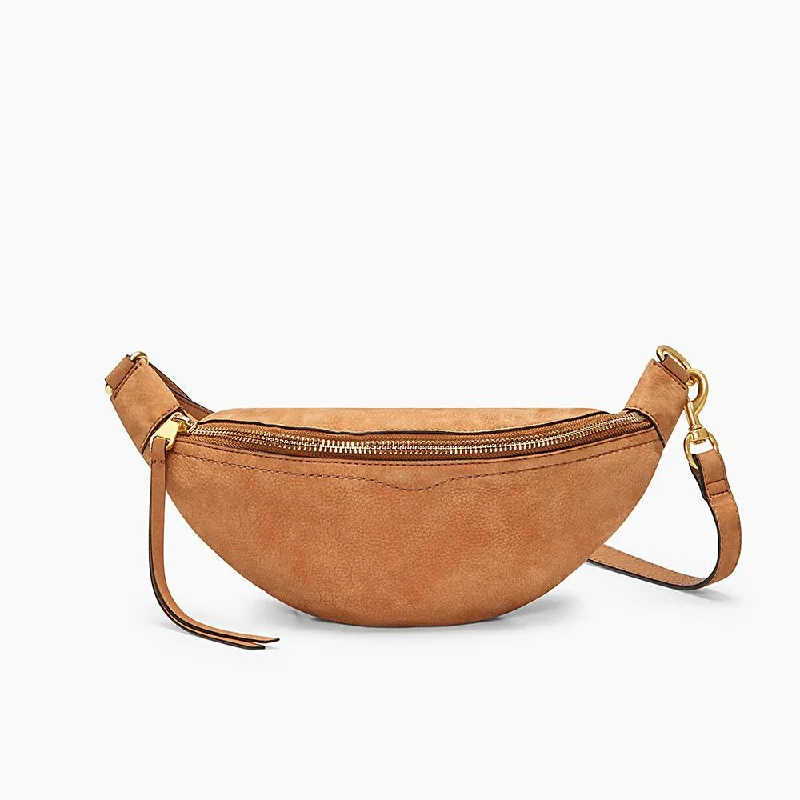 Women's bags with minimalist design and smooth leather finish for subtle elegance-Bree Belt Bag (Almond)