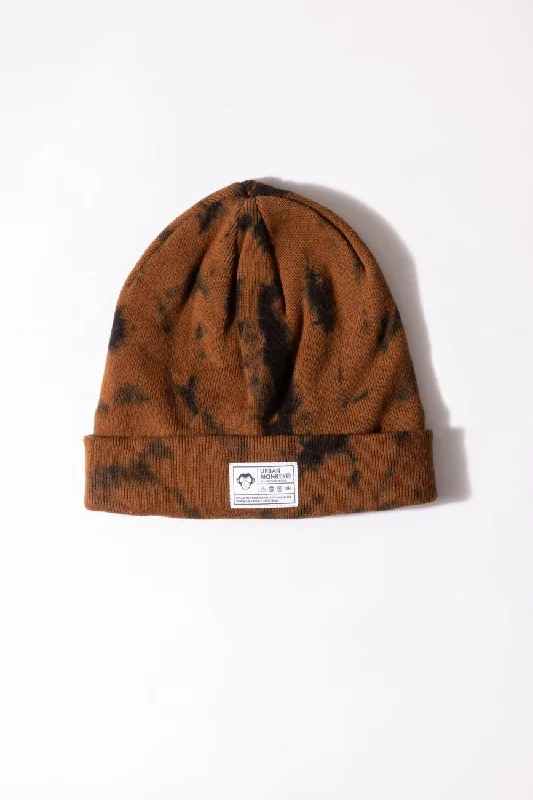 Minimal snapback cap for clean urban style -Classic beanie // Tie-Dye