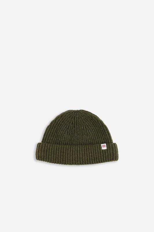 Graphic trucker cap for playful fashion flair -Global Beanie  Olive