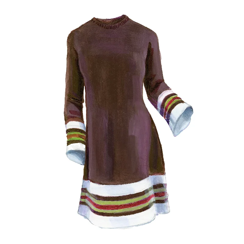 Sheath Dresses for Sophisticated -1960s Mod Sweater Dress