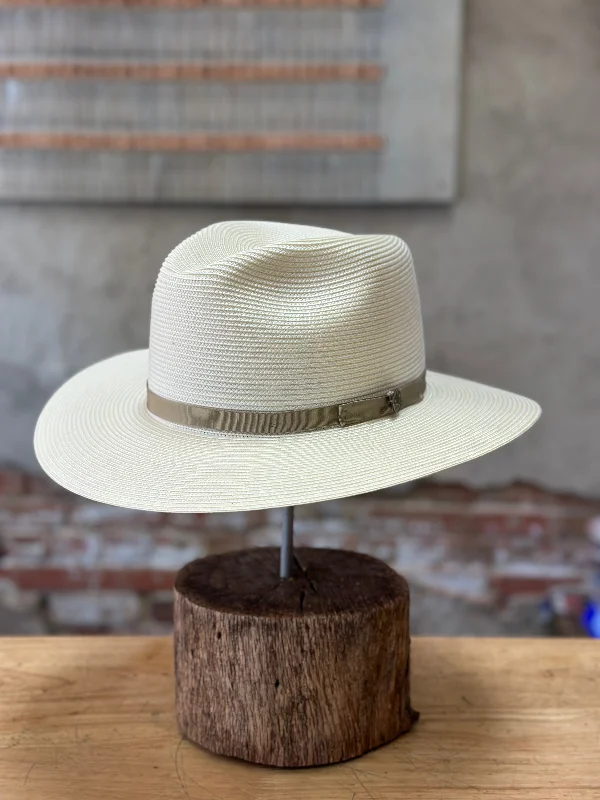 Lightweight cap for easy travel packing -Stetson Steadfast Straw Hat