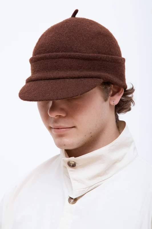 Soft cotton cap with breathable mesh back -Kleina Hat Monk's Robe