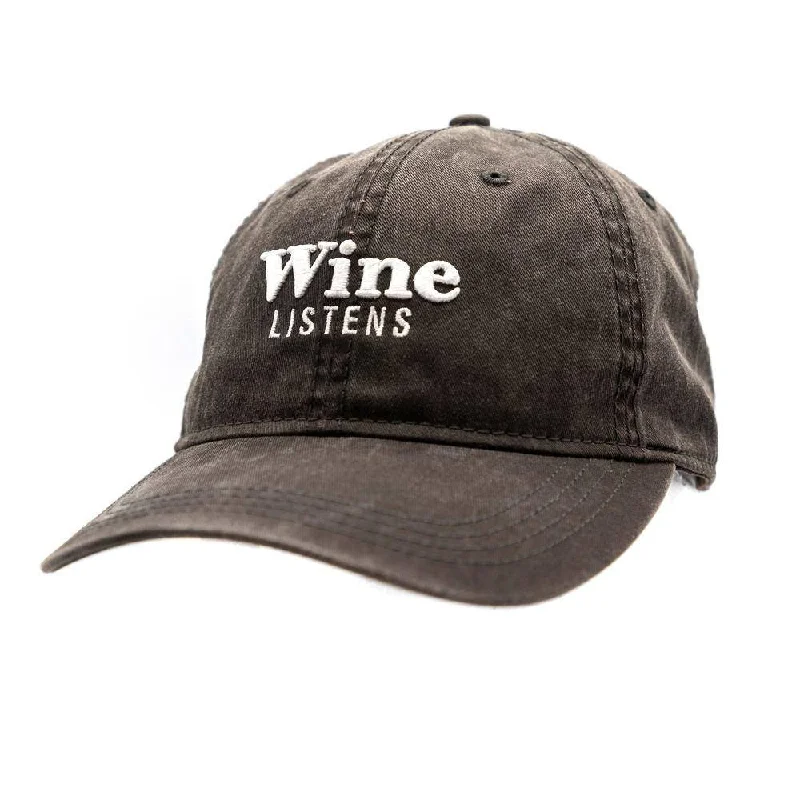 Sports fan cap with bold team colors -Grunt Style Wine Listens Hat