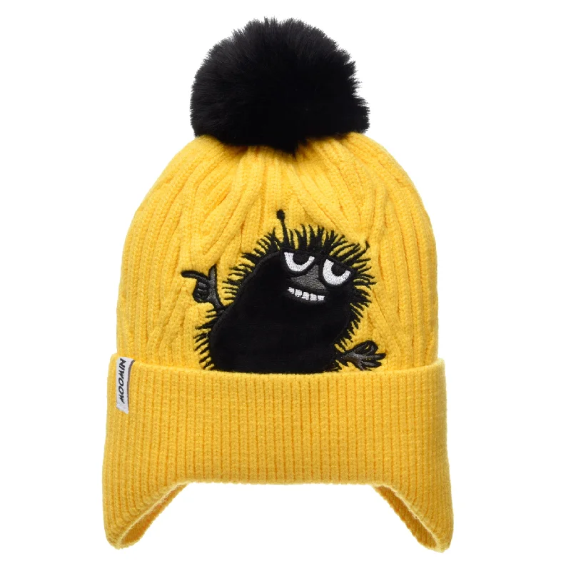 Stylish snapback cap for urban street style -Stinky Winter Beanie Kids - Yellow