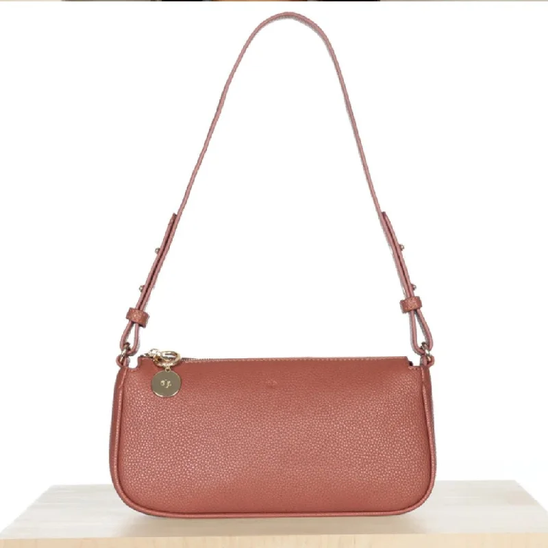 Women's bags with clean, simple lines and premium leather material for everyday sophistication-Baguette Bag (Walnut)