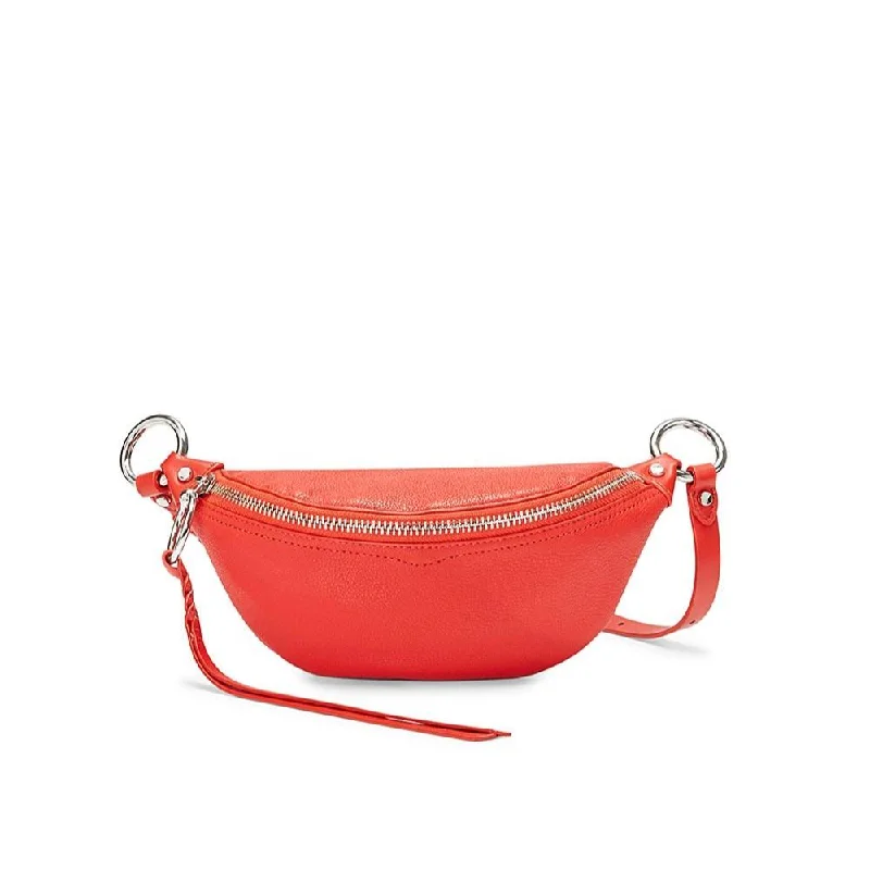 Designer women's bags with luxurious fabrics and chic embellishments for fashion-Bree Mini Belt Bag (Tomato)