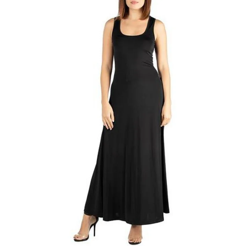 Strapless Dresses for Glamorous -24seven Comfort Apparel Womens Sleeveless Long Maxi Dress