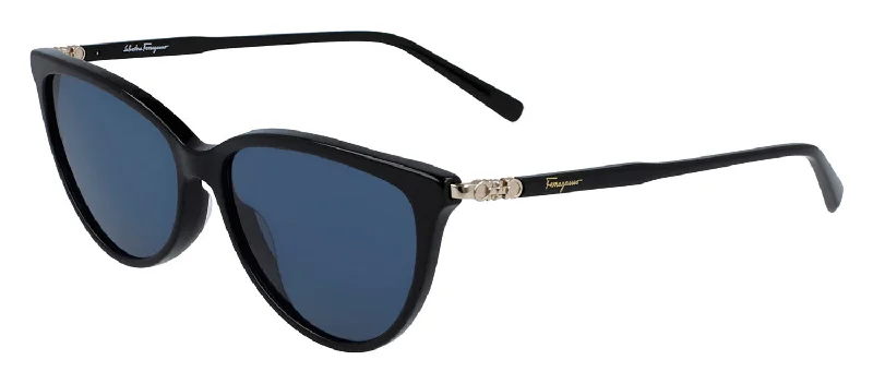 Anti-bacterial Glasses for Hygiene -Ferragamo SF 2870S 001 Cat-Eye Sunglasses