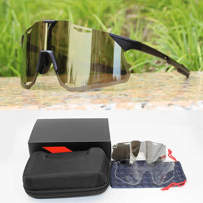 Dustproof Glasses for Dirty Environments -Color-Changing Cycling Glasses Outdoor Sports Mountain Bike Windproof