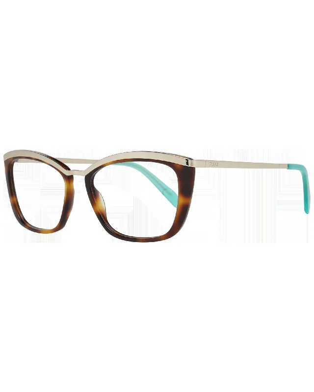 High-end Glasses for Luxury -Emilio Pucci EP5015V CatEye Eyeglasses  Brown