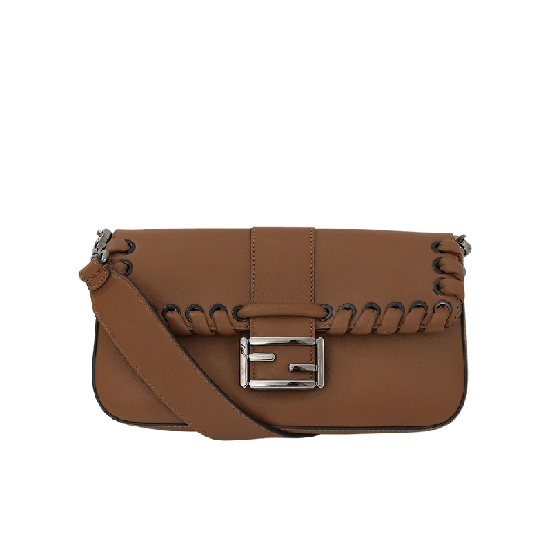 Elegant women's bags with leather detailing and minimalist shape for sophisticated look-Whipstitch Baguette