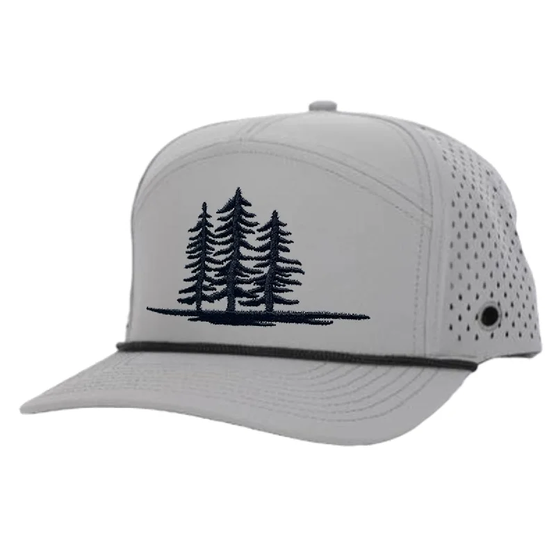 Fitted cap for snug personalized fit -Grey Tree Tradesman Tee Holder Hat W/ Magnetic Ball Marker