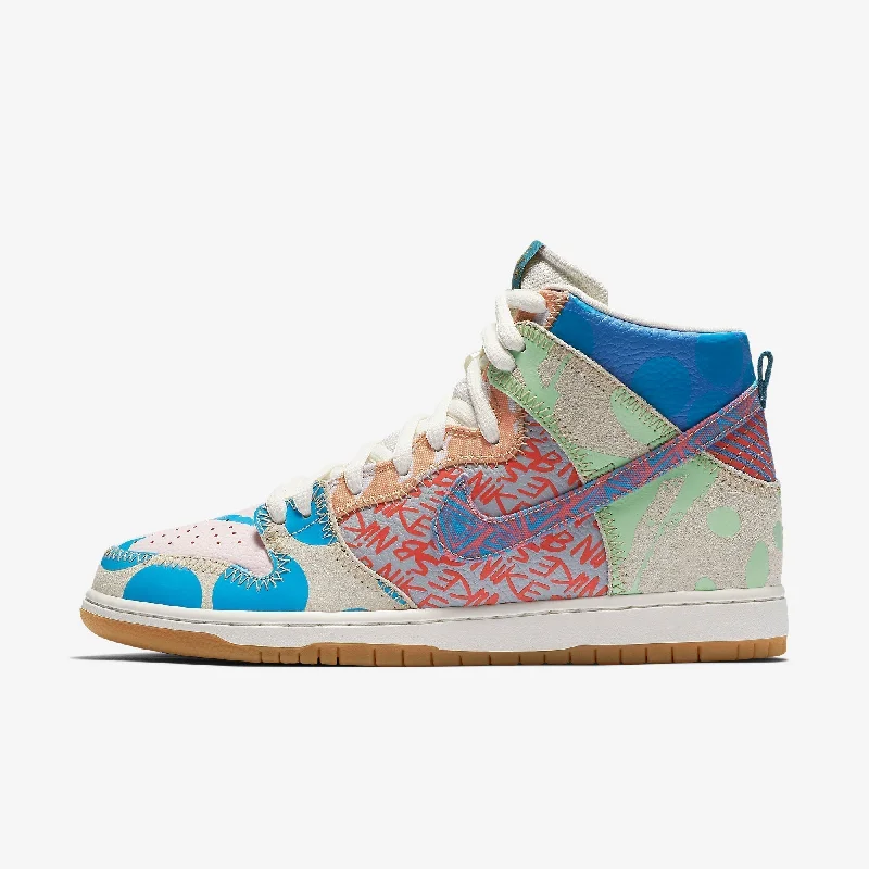 Embroidered cap with custom team initials -(Men's) Nike SB Dunk High x Thomas Campbell What the Dunk (2017) 918321-381