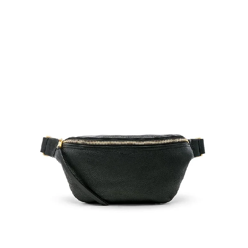 Chic women's bags with round shape and metallic accents for a unique style-Bree Belt Bag (Black)