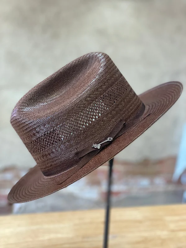 Lightweight sports cap with UV protection -Stetson Open Road Chocolate