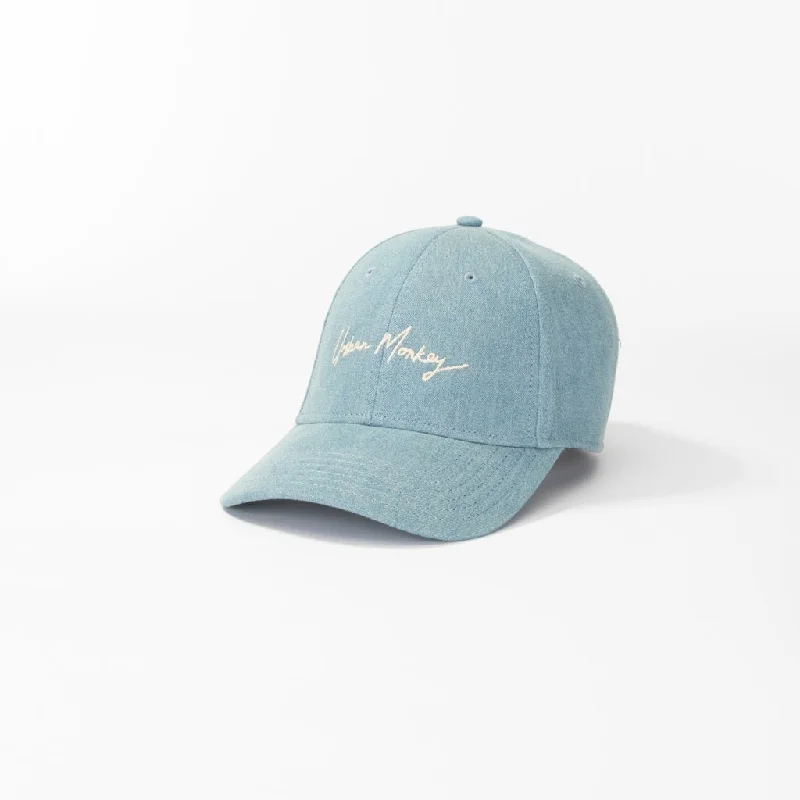 Durable canvas cap for rugged outdoor use -Classic Denim // Baby Blue