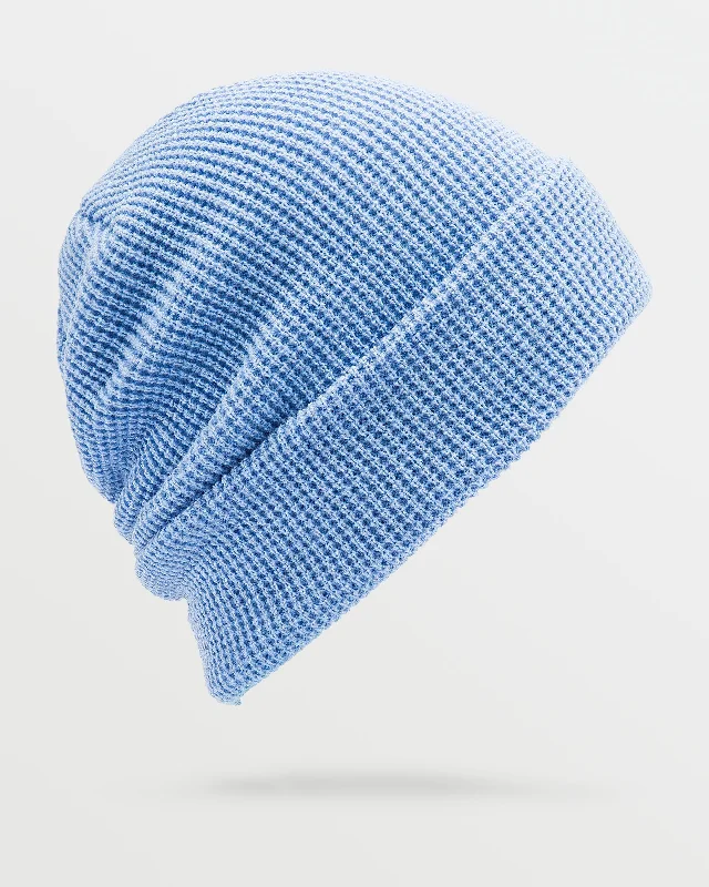 Classic navy cap for timeless wardrobe staple -Womens Power Beanie - Crystal Blue