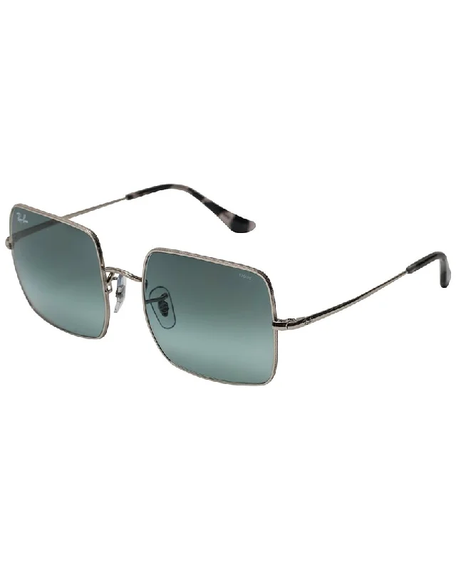 Studded Glasses for Edgy Style -Ray-Ban RB1971 54mm Unisex Sunglasses, Silver