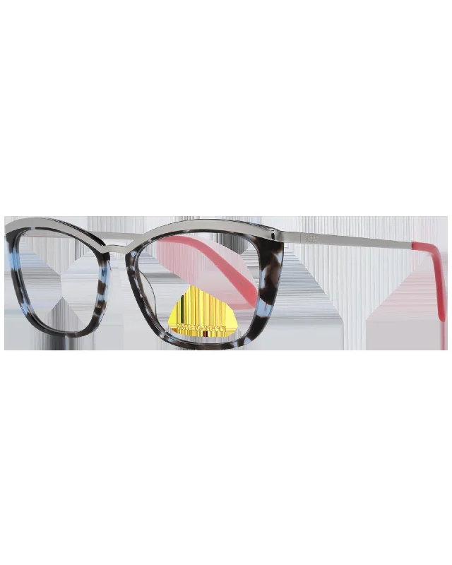 Retro Glasses for Throwback Style -Emilio Pucci EP 5279 Square Eyeglasses BlackRed