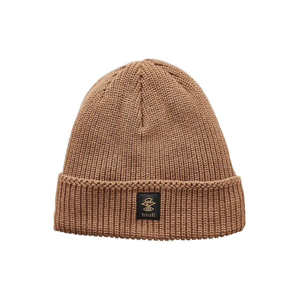 Premium leather cap for upscale casual looks -Rip Curl Searchers Reg Mens Beanie Gold