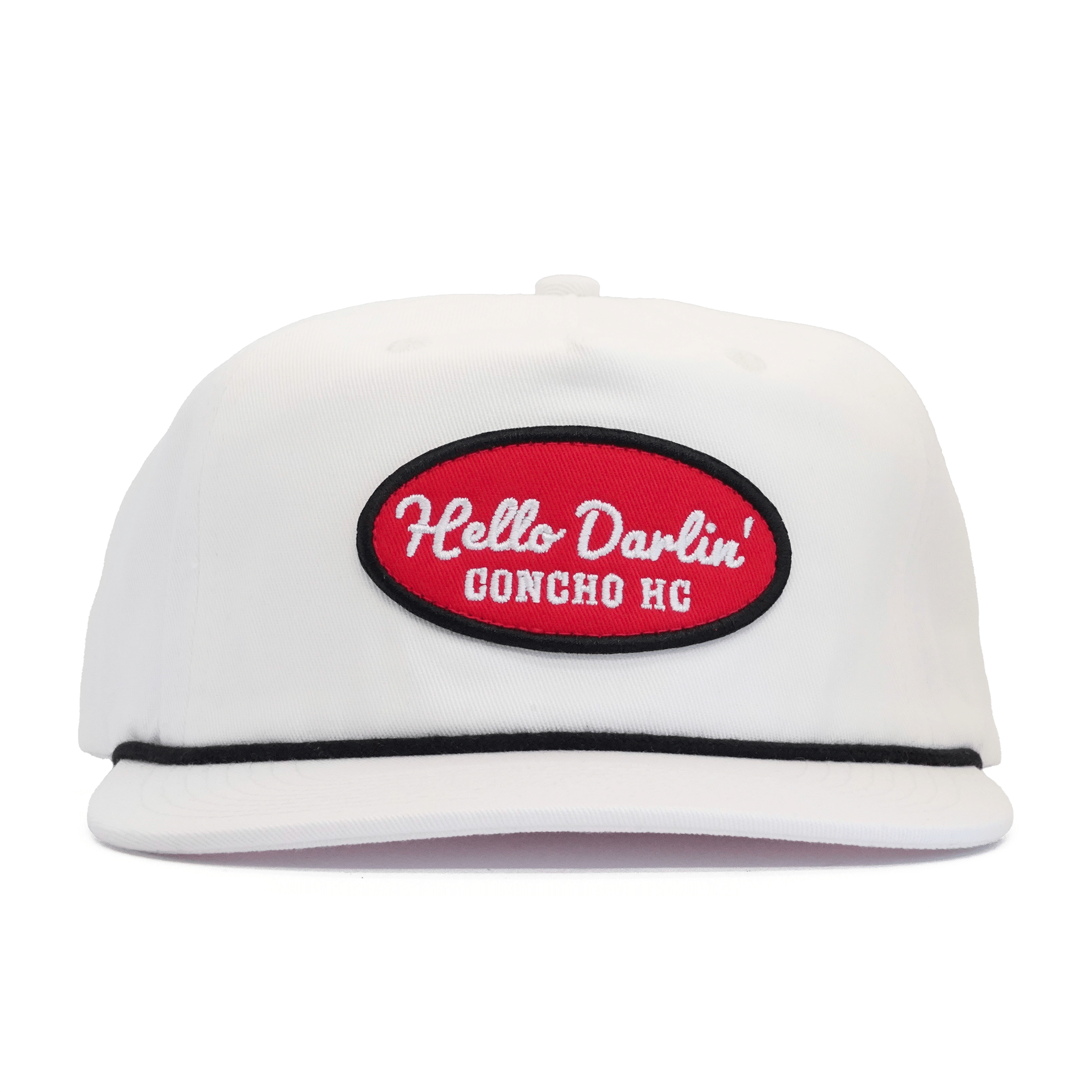 Premium snapback cap with flat bill design -Hello Darlin'