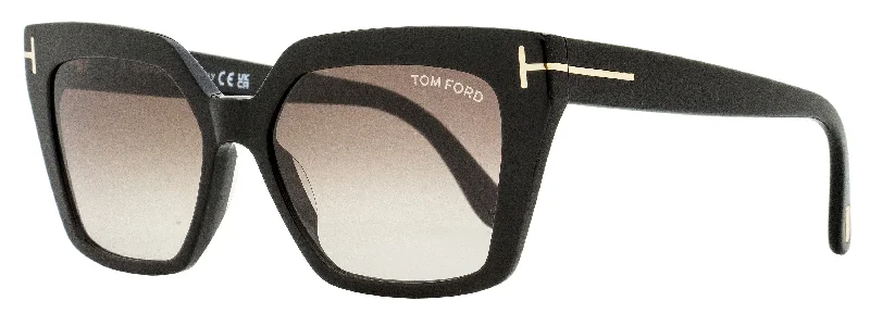 Blue Light Glasses for Screen Time -Tom Ford Women's Winona Sunglasses TF1030 01Z Black 53mm